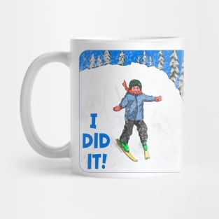 Kids Learning To Ski, I Did It! Mug